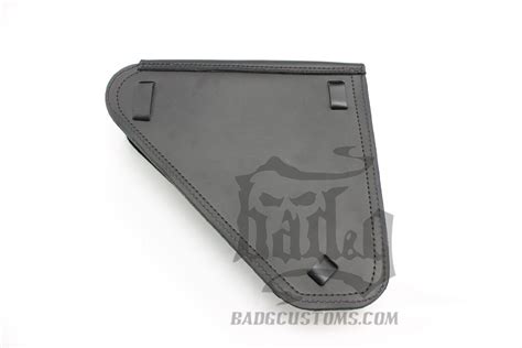 Harley Dyna Left Side Black Solo Bag Saddlebag Dr03 Badandg Customs Ebay