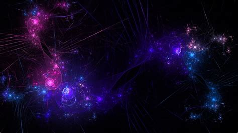 Hd Wallpaper Purple And Blue Galaxy Abstract Simple Background