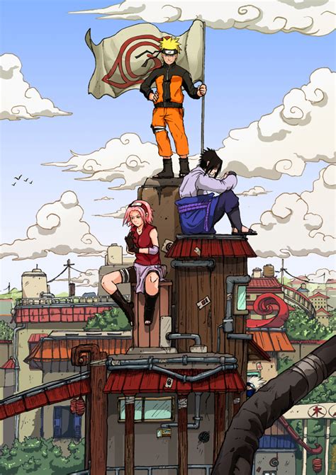 Naruto Shippuden Team 7 By Haruningster On Deviantart