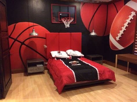 How Cool Is This Sports Themed Bedroom This Customer Used A Custom