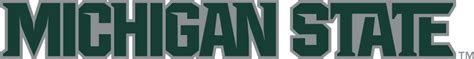 Michigan State Spartans Logo Wordmark Logo Ncaa Division I I M