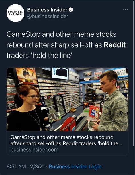 The Gamestop And Other Meme Stocks Bounce Is Coming As Reddit Traders