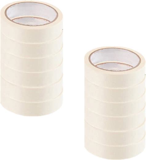 Mjunm 12 Rolls Wide Masking Tape For Painting Labeling