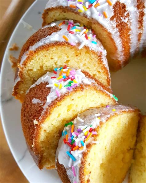 Vanilla Pudding Panna Acida Bundt Cake Boxed Mix Chad Wilkens