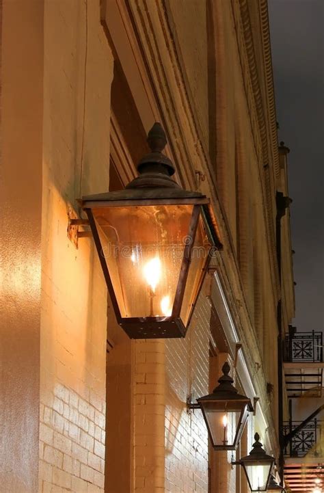 New Orleans French Quarter Gas Lights Stock Photos Free And Royalty