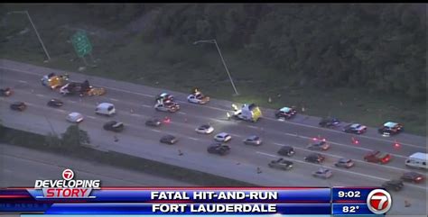 Man Killed In Hit And Run On I 95 In Fort Lauderdale Wsvn 7news Miami News Weather Sports