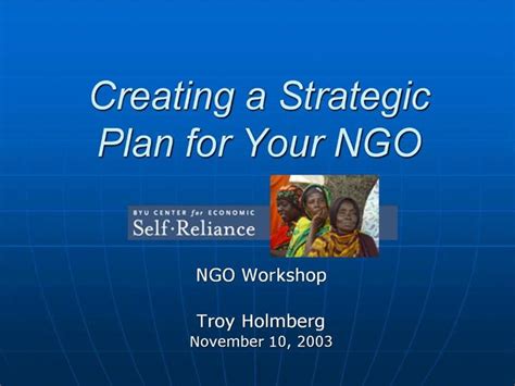 Ppt Creating A Strategic Plan For Your Ngo Powerpoint Presentation