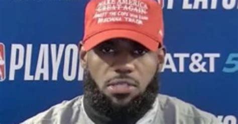 Lebron James Wears Modified Maga Hat To Call For Justice For Breonna Taylor Cbs News