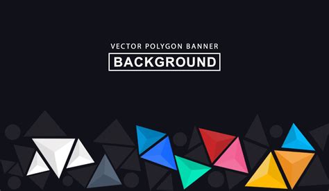 Vector Polygon Background Banners Free Download On Behance