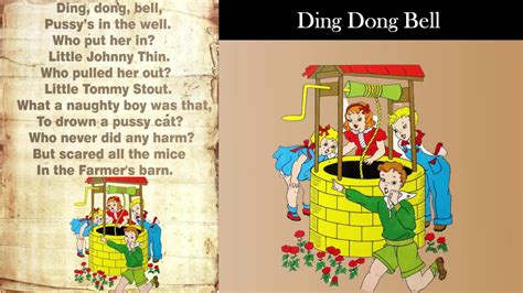 Ding Dong Bell Nursery Rhyme Youtube
