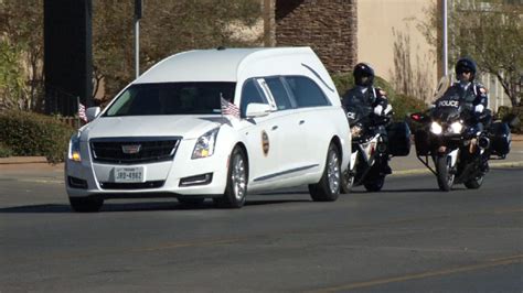 Funeral Services For Agent Rogelio Martinez Concludes At Restlawn