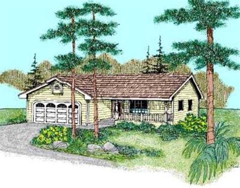 Ranch House Plan 60 494 This Floor Plan Design Is 1236 Sq Ft And