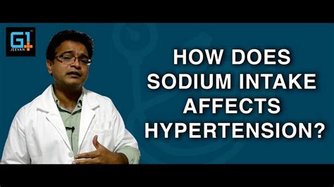 How Does Sodium Intake Affects Hypertension Youtube