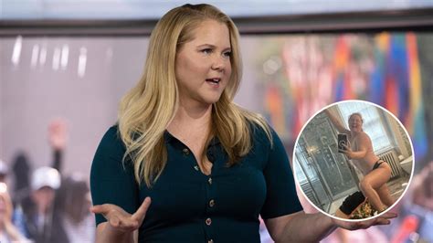 Amy Schumer Unveils Topless Selfie With Extra Lbs