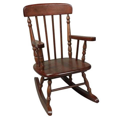 They can sit on children's chairs in their size, instead. Kids Spindle Rocking Chair - Kids Rocking Chairs at Hayneedle