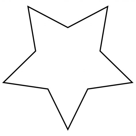 Large Star Outline Clipart Best