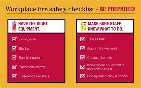 Fire Safety Checklist For Business