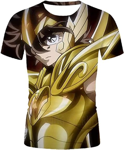 Anime 3d Chemise Hommes Col Rond À Manches Courtes T Shirts