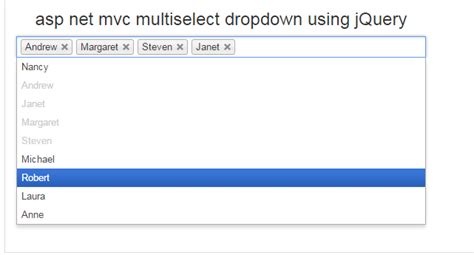 Simple Multi Select Dropdown Example Using Jquery In Asp Net My Xxx Hot Girl