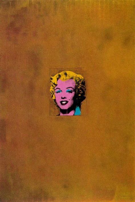 Andy Warhol Gold Marilyn Monroe 1962 Andy Warhol Warhol Art
