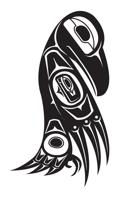 Native American Symbol For Libra Is The Raven Haida Kunst Arte Haida