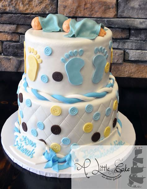 Unique Baby Shower Cakes For Twins