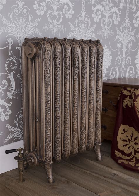 The Ribbon Cast Iron Radiator Features A Celtic Pattern Gracefully