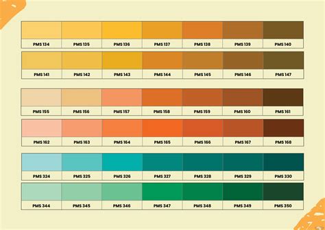 Free Pantone Matching System Color Chart Illustrator Pdf