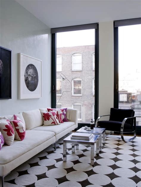 Carpet In Modern Living Room With White Sofa Interior Design Ideas