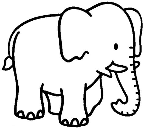 Print & Download - Teaching Kids through Elephant Coloring Pages