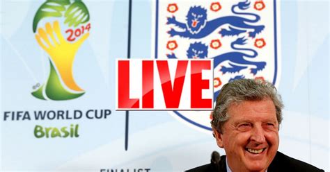 England World Cup Squad Live Roy Hodgson Names His 23 For Brazil But