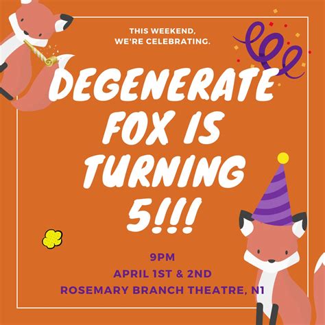 degenerate fox on twitter are you coming to our birfday party 🙂 jjufwoy8gb