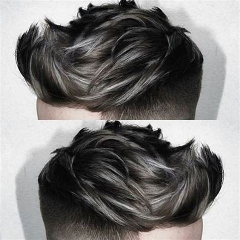 How to fade a undercut | man bun step by step instructions. Men Hairstyles | Mens hair colour, Dyed hair men, Grey ...