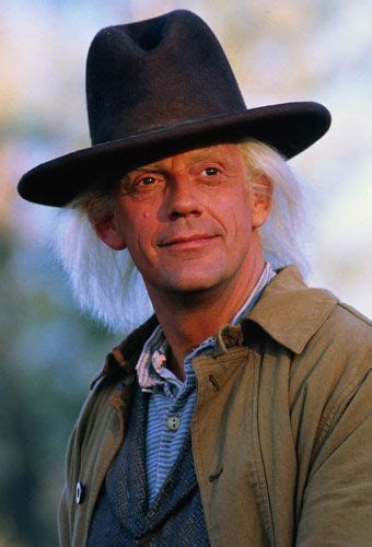 Christopher Lloyd As Doc Brown Back To The Future 3 The Future
