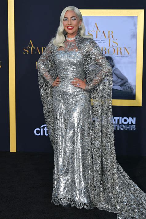 Lady Gaga In Givenchy Haute Couture ‘a Star Is Born’ La Premiere
