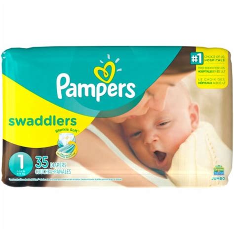 Pampers Swaddlers Size 1 Diapers 35 Ct Fred Meyer