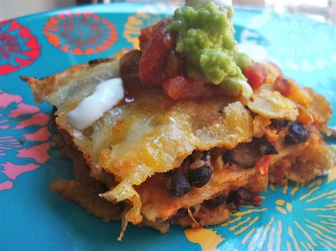 black bean cheese and tortilla casserole recipe