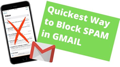 How To Block Spam Emails On Gmail Simple And Fast Youtube