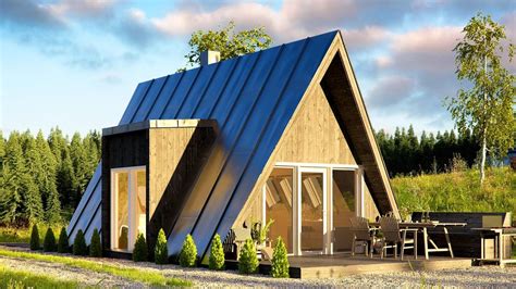 Affordable Duo75 A Frame House Can Be Built By Just Two People