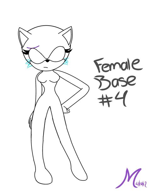 Sonic Female Base 4 By Sonamyluver On Deviantart