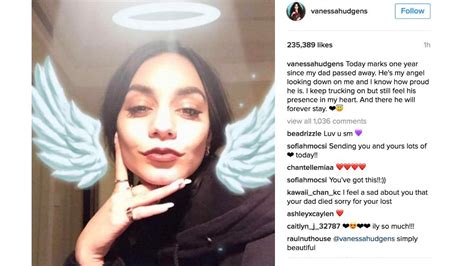 Vanessa Hudgens Shares Tribute To Father On Anniversary Of His Passing