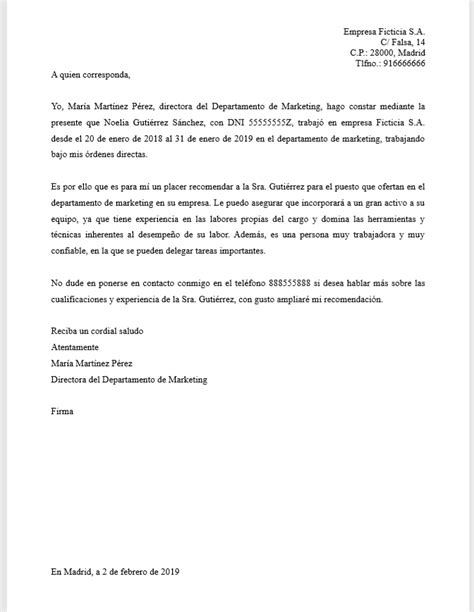 Carta De Recomendacion Assistente Administrativo Kulturaupice