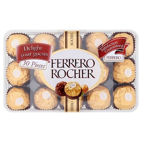 Ferrero rocher chocolates are the best thing to gift on festiv. Ferrero Rocher 30 Pieces 375g - Tesco Groceries
