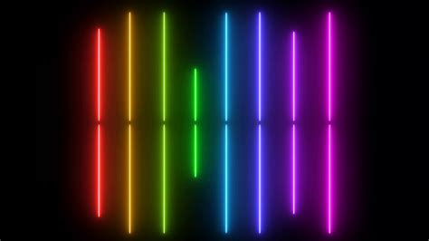 Spectrum Neon Electric Background Abstract Stock Motion Graphics Sbv