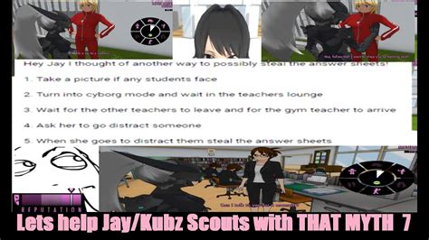 Lets Help Jaykubz Scouts With That Myth 7 Yandere Simulator Youtube