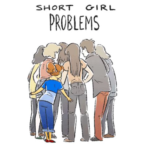 Artist Illustrates Tall And Short Girl Problems And Looks Like Both Have Mirror Problems Demilked