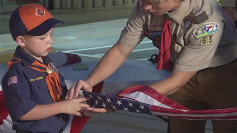 Cub Scouts Host Flag Retirement Ceremony On Flag Day