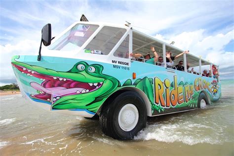 Airlie Beach By Land And Sea Aboard The Aquaduck Croc Bus 2020