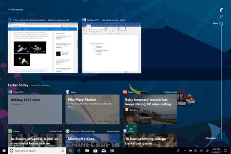 How To Enable And Use Timeline In Windows 10