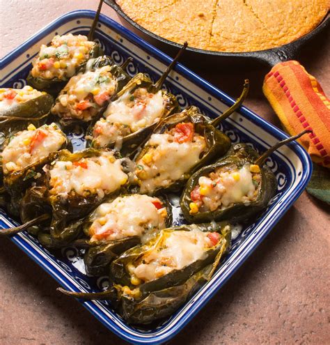 The Moosewood Collectives Stuffed Poblano Peppers Recipe